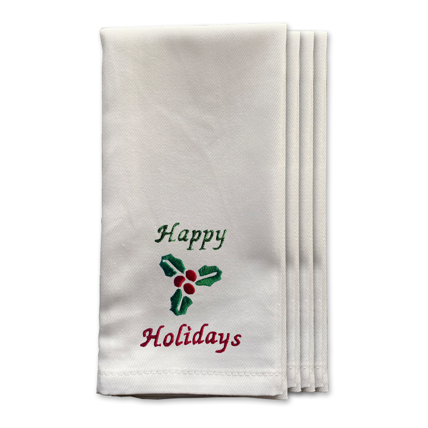 Happy Holidays Napkins
