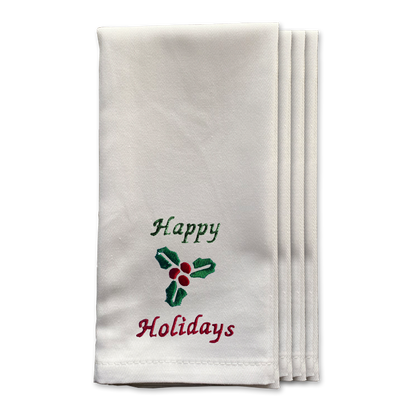 Happy Holidays Napkins