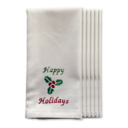 Happy Holidays Napkins