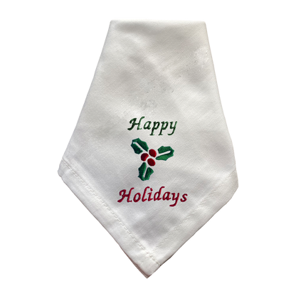 Happy Holidays Napkins