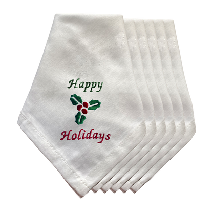 Happy Holidays Napkins
