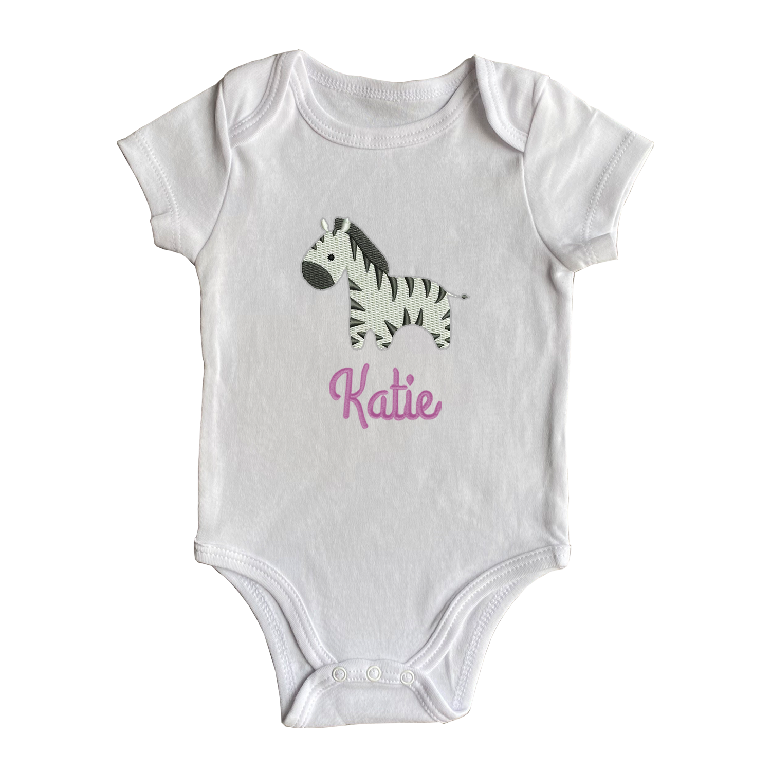 Custom Embroidered Babygrow